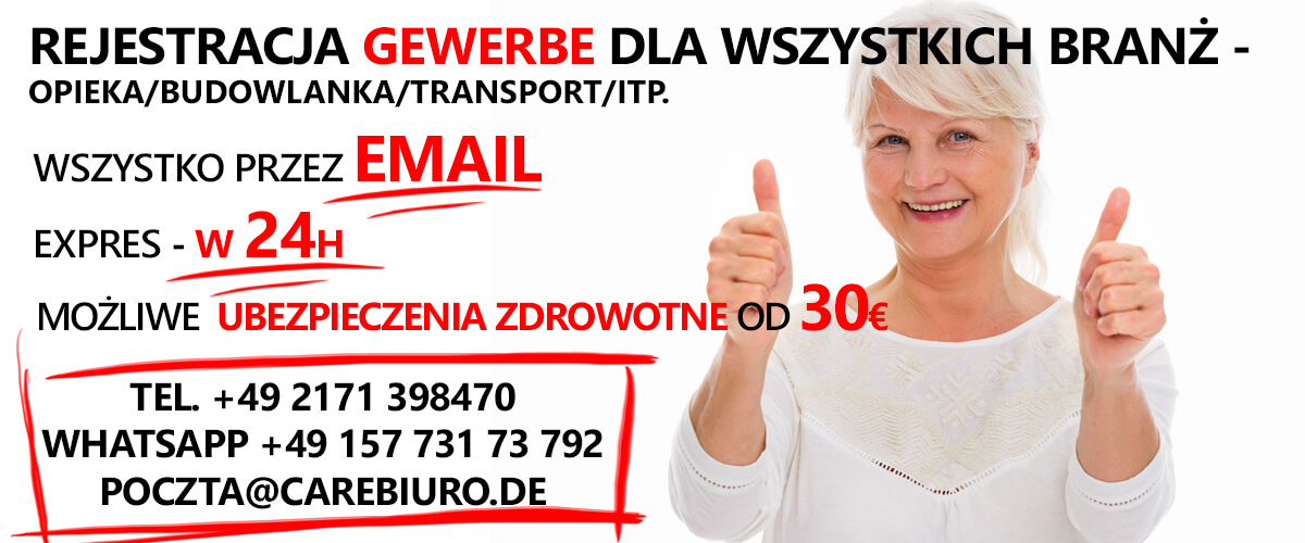gewerbe budowlane w Niemczech